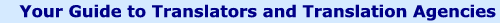 Translators, translation agencies