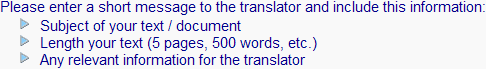 Enter a description for your Spanish to Yiddish translation project